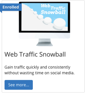 Web Traffic Snowball lesson