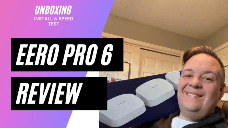 Eero Pro 6 Review- Wifi Mesh System Unboxing, Fios 1GB Install, & Speed Test Results Banner